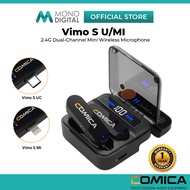 Comica Vimo S Wireless Microphone for iPhone 16 15 Android UC MI Dual Channel Mini Mic Shopee Livest