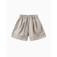 Grey Cuffed Shorts