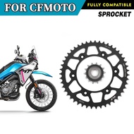 For CFMOTO 450MT 47 Teeth Chain Sprocket Large&Small Sprocket CF Moto 450 MT Chain disc Chainwheel M