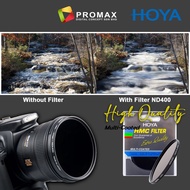 Hoya HMC ND400 Multi-Coated ND 2.7 Filter (9-Stop) NDx400 ND 400 77mm / 82mm 100% Original Malaysia