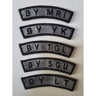 Embroidery Location YasaBALAI (BY MRI, BY YK, BY SGU, BY TGL, BY LT) size +- 7.8 cm x 2.3 cm