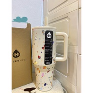 HydroJug Fruit Berries & Cream Tumbler 40oz Stainless Steel Traveler Tumbler HydroJug Drinking Bottl