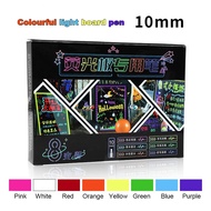 Liquid Erasable Chalk Markers Pens 6/8 Colors Washable & Wet Erase Neon Art Makers for Blackboard Ch