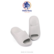 Hello Pony รองเท้าแตะ แบบสวม รองเท้าอุ้งเท้าแมว ลายตาราง แฟชั่นผู้ชายและผู้หญิง ใส่สบาย EVA พื้นหนาน