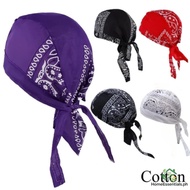Men Women Unisex Durag Print Cap Headwrap Durags Cotton Bandana Hat Headscarf Hiphop Soft Cap