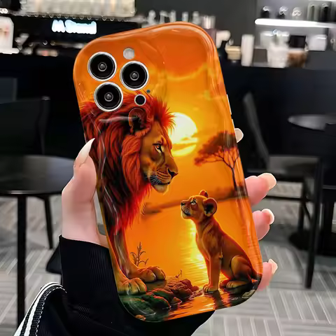 Lion King and Cub Soft TPU Phone Case For vivo Y31 Y400 Y04 Y39 Y29 Y28 Y03 Y100 Y19s Y78 Y36 V60 V5