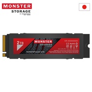 Monster Storage MS950G75PCIe4HS-02TB | NVMe™ SSD | PS5 SSD | with Heatsink |