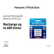 Panasonic eneloop AAA 4pc Battery BK-4MCCE4BT6