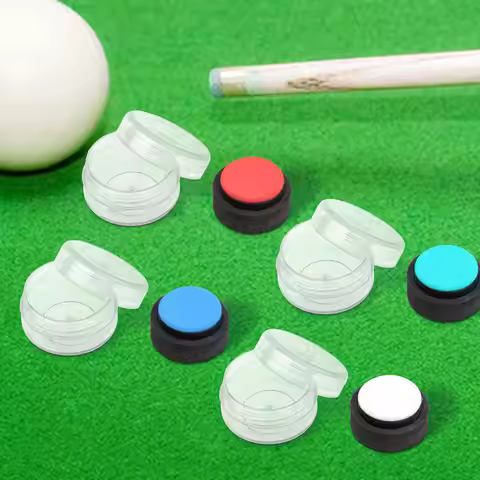 Pool Cue Chalk Fine Texture with Box Durable Billiard Chalks Supplies for Billiards Table Home or Cl