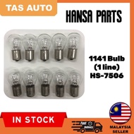 HANSA PARTS BULB 1141 (1 LINE) HS-7506, BULB 1016 (2 LINE) HS-7528