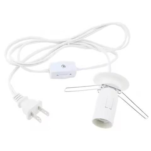 Salt Lamp Cord with Gear Switch E12 125V Himalayan Salt Lamp Replacement Cord for Salt Rock Lamp / C