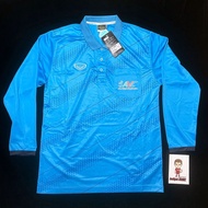 New Authentic AVC 2015 Blue Long-Sleeved Volleyball Referee Shirt.hanging Sign