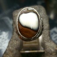 Yemen Motif - Agate Ring
