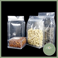 ถุงซิปล็อคแบบขยายข้าง พลาสติกใส พับข้าง ฐานเรียบ #P536 แพ็คละ 50 ใบ PackingDD คุณภาพดี ร้าน PP702