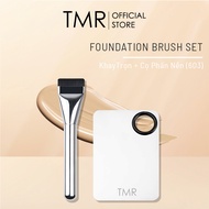 Bộ Nền hoàn hảo Cọ Tán Nền TMR – Bộ Kết Hợp Hoàn Hảo: Khay Trộn Cọ Phấn Nền Mút Tán Nền sp304