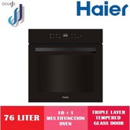 Haier 76L Stainless Steel Oven 10 Multi Function Triple Layer Glass HO-XT10B