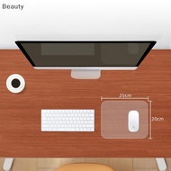 [beauty] แผ่นรองเมาส์ออปติคอลสำหรับเล่นเกมกระจกโปร่งใสอุปกรณ์เสริมสำหรับนักเล่นเกม E- FPS แผ่นรองเมา