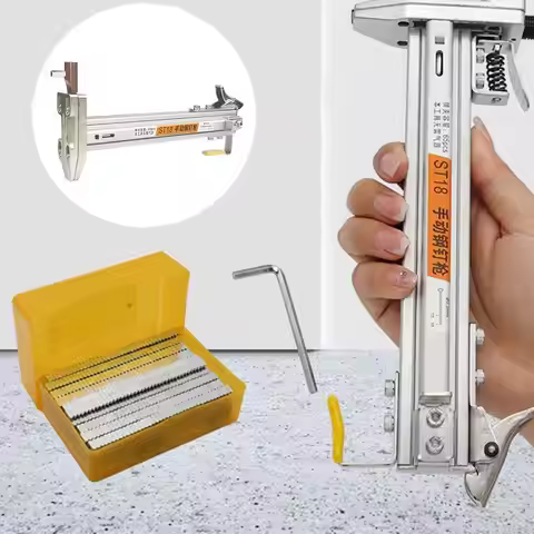 Manual Steel Nail Gun ST18 Semi Automatic Cement Nail Gun Wire Slot Nailing Device Nailing Machine W