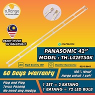 TH-L42ET50K PANASONIC 42" LED TV BACKLIGHT(LAMPU TV) PANASONIC 42 INCH LED TV BACKLIGHT THL42ET50K L