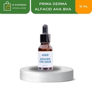 [M Express] ALFACID AHA BHA PORE SERUM EXFOLIATE - Smooth Bright Glowing Face 15 ml