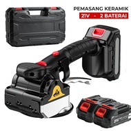 Mesin Getar Pasang Keramik Otomatis Cordless 21 Volt Vibrator Tile Hisap Lantai Keramik - 6755