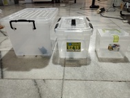 Tool Box Multibox Countainer Tranparan Bening sunlife lotus ukuran Ezy Box 3L 15L 30L liter Kontene