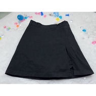 Q61 Jeans Skirt Waist 24-26 Short Suitable For Work Or Going Out (Second Hand) The Size And Details 