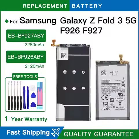 Genuine EB-BF926ABY EB-BF927ABY Replacement Battery For Samsung Galaxy Z Fold 3 5G F926 F927 Mobile 