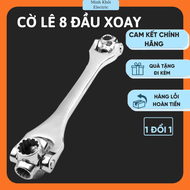 Cờ lê xoay đầu 8 trong 1 Linboncờ lê đa năng cờ lê 8 đầu xoay mỏ lết xoaykhẩu 8 mắtcờ lê thông minh