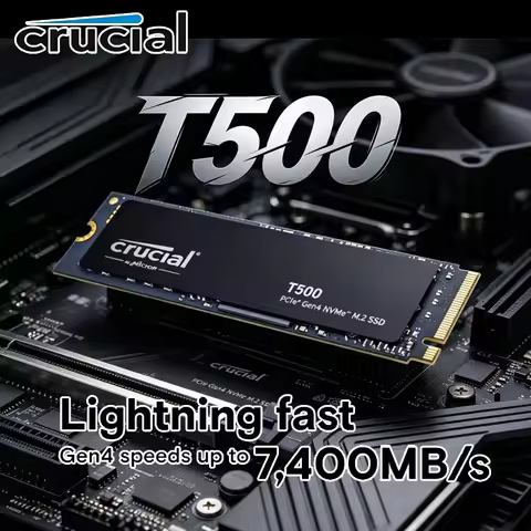 Crucial T500 M.2 2280 PCIe Gen4 NVMe SSD 1TB 7300MB/s Gaming Drive,Compatible with PS5 Laptop Deskto
