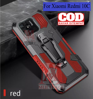 XIAOMI REDMI 10C Case Standing Back Klip Hard Case Robot Clip Case Rugged Armor Hard XIAOMI REDMI 10