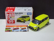 【米舖TOY】 9成新 TAKARA TOMY TOMICA #99 Toyota Sienta NSP170 豐田 MPV 螢光黃色 車仔