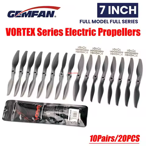 10Pairs/20PCS GEMFAN VORTEX Electric 7Inch Fixed-Wing Electric Propellers 7X5 7X6 7X7 7X8 7X9 7X10 7