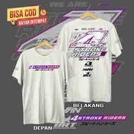 Racing Four 4 Stroke Engine T-shirt / Distro T-shirt with word motif Racing Four 4 Stroke Engine T-s