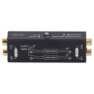 Pikdsg 2 Channel Ground Loop Noise Isolator Sound Signal Filter Hum Eliminator 2CH for Conference Mi