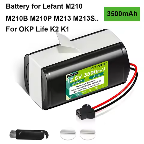 12.8V 3500mAh Battery for Lefant M210 M210B M210P M213 M213S M213B M1 for OKP Life K2 K1 100% Capaci