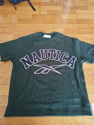 日本Freak's Store Nautica x Reebok T-Shirt Green (Small)