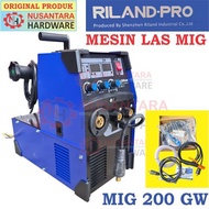 MESIN MIG welding RILAND PRO MIG 200 GW, MIG welding machine riland pro mig 200 gw, co welding machi