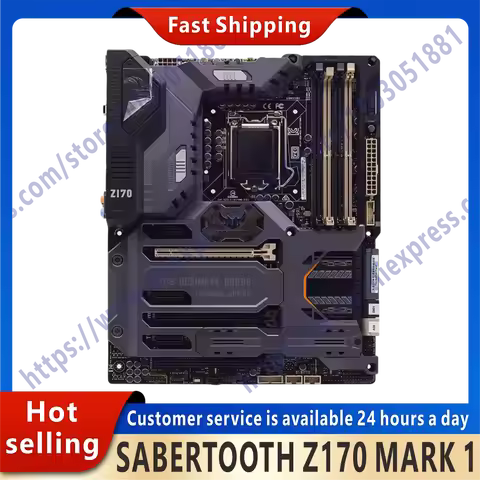 Used SABERTOOTH Z170 MARK 1 original second-hand desktop computer Z170 Z170M DDR4 motherboard LGA 11
