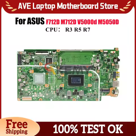 X712DA Laptop Motherboard For ASUS VivoBook X712D V5000d X712DA X712DAP M5050D M712D X712DAU F712D X