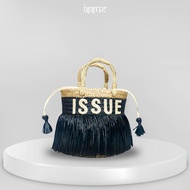 ISSUE x กระจูดราตรี กระเป๋าสาน สีดำ รุ่น Zaira คอลเลชั่นพิเศษ
