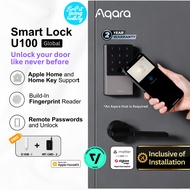AQARA Smart Digital Door Lock U100 ZIGBEE With Installation Deadlock Type HomeKey NFC Card
