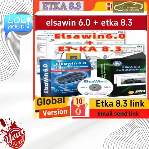 2026 elsawin 6.0 with etka 8.3 software Newest Repair Software Group Vehicles Electronic Parts Catal