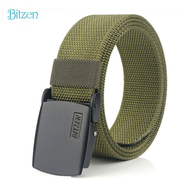 Bitzen COD Ikat Pinggang Pria Nylon Canvas Sabuk Berkualitas Premium
