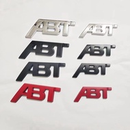 Ready Stock Volkswagen Audi Modified ABT Car Logo A3 A4L A5 A6A7 Q3 Metal Car Sticker Tail Label Dec