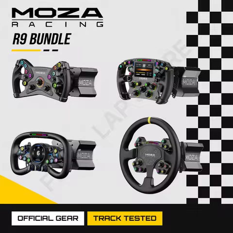 MOZA Racing R9 V3 with Steering Wheel Bundle with Formula Wheel / GT Wheel