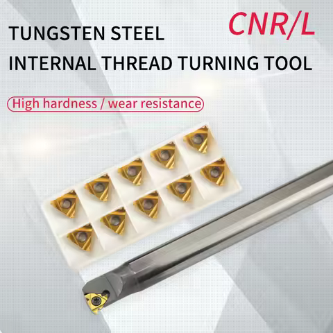 Tungsten Steel Turning Tool CNR0008K11 CNR0016Q16 CNR0025R22 Thread Turning Tool Boring Bar Carbide 