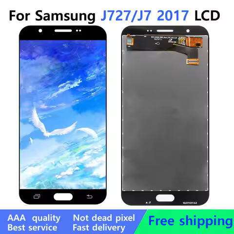 100% Tested For Samsung Galaxy J7 2017 J727 LCD Display Panel Touch Screen With Digitizer Assembly R