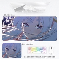 Macross Kaguya Mouse Pad Two-Dimensional Anime Game Keyboard Pad Thickened Customized Computer Desk 