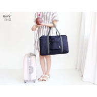 Korean Easy Travel Bag foldable Travel Bag hand carry 333 Lightbiru